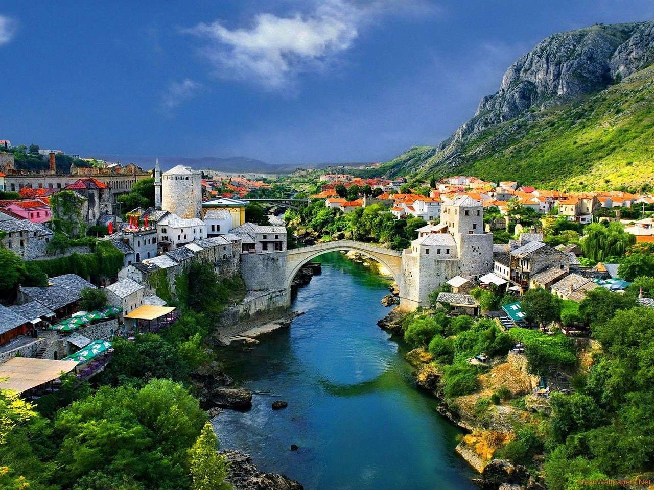 Mostar v Bosně-Hercegovině skládačky online