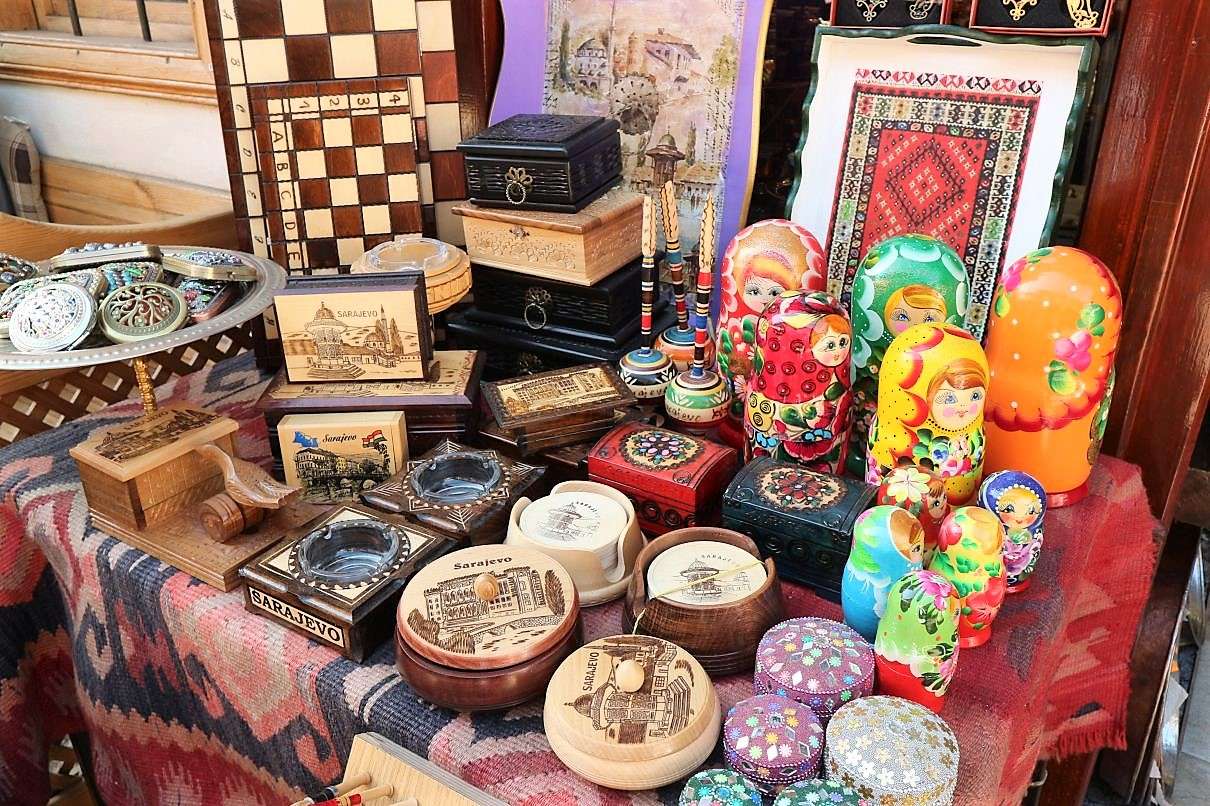 Sarajevo souvenirer i Bosnien-Hercegovina Pussel online