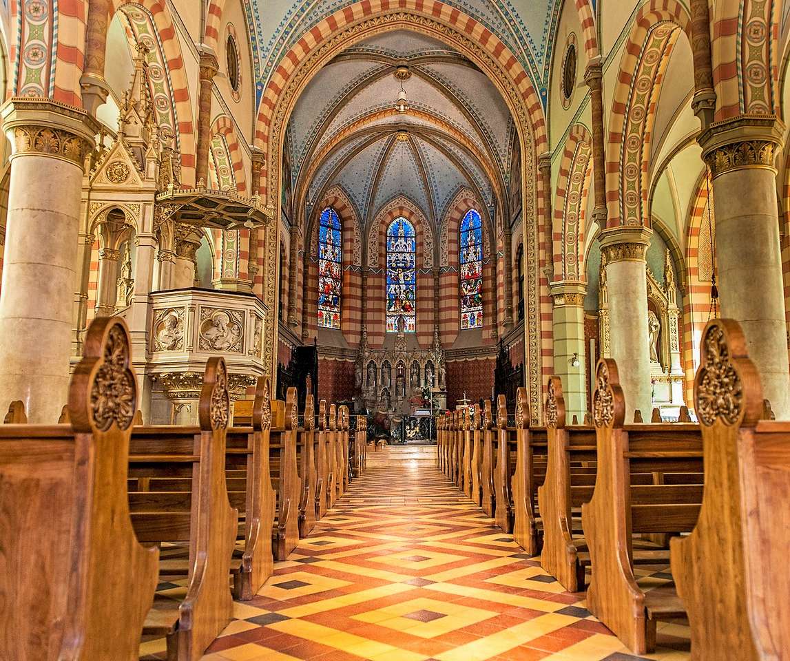 Szarajevó szív Jézus katedrális Bosznia-Hercegovina kirakós online