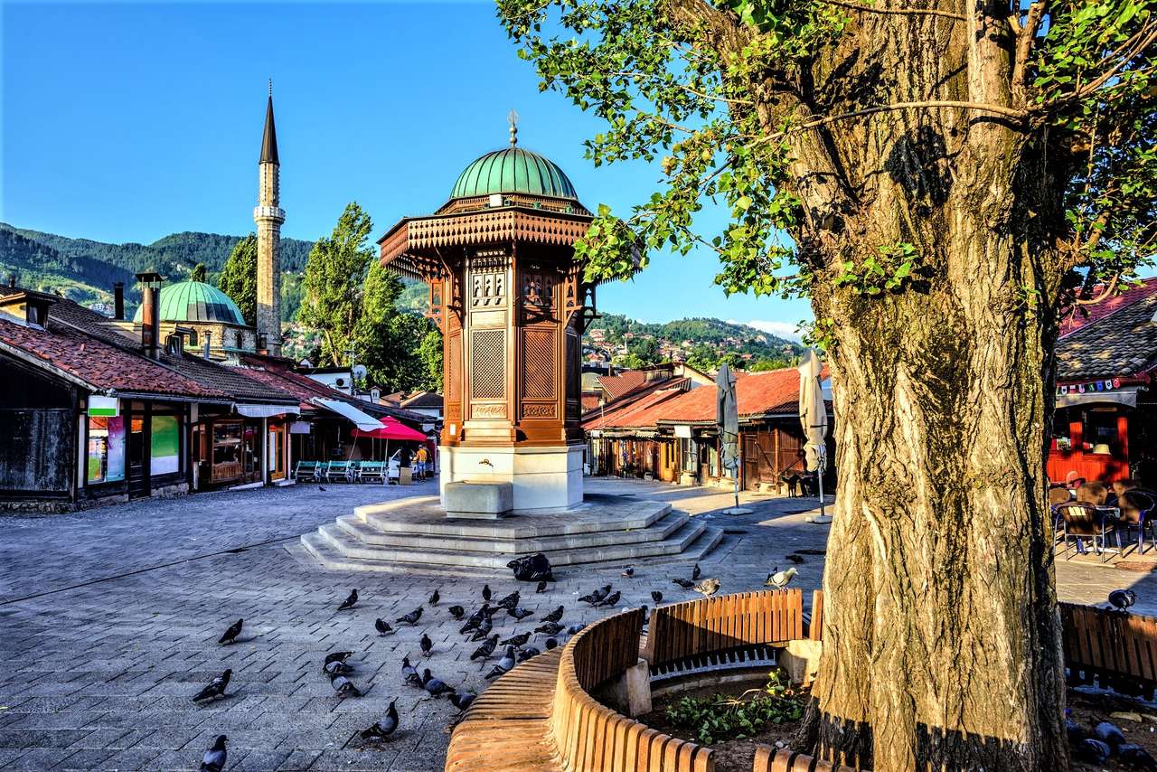 Сараево в Боснии и Герцеговине пазл онлайн