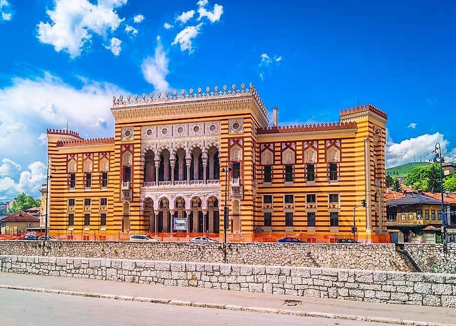 Municipio di Sarajevo in Bosnia-Erzegovina puzzle online