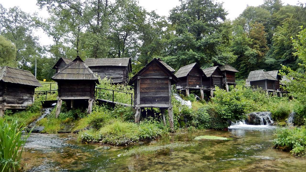 Wassermühlen in Bosnien-Herzegowina Online-Puzzle