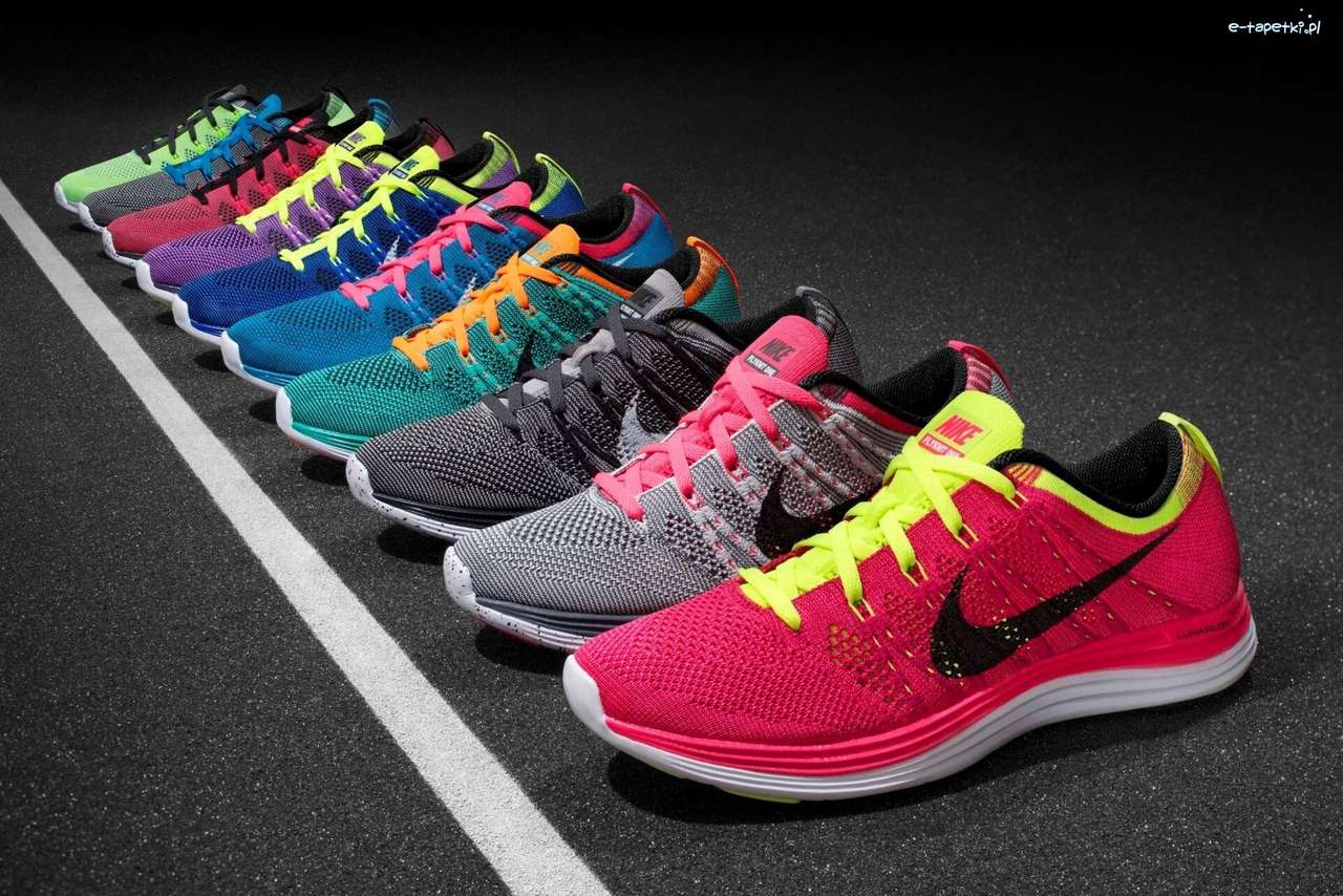 Красочный Nike пазл онлайн
