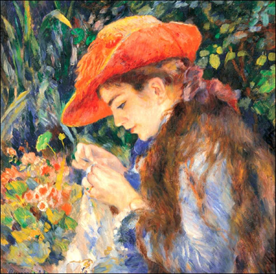 Tisch von Auguste Renoir Puzzlespiel online