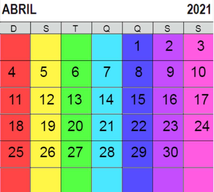 Kalendář online puzzle
