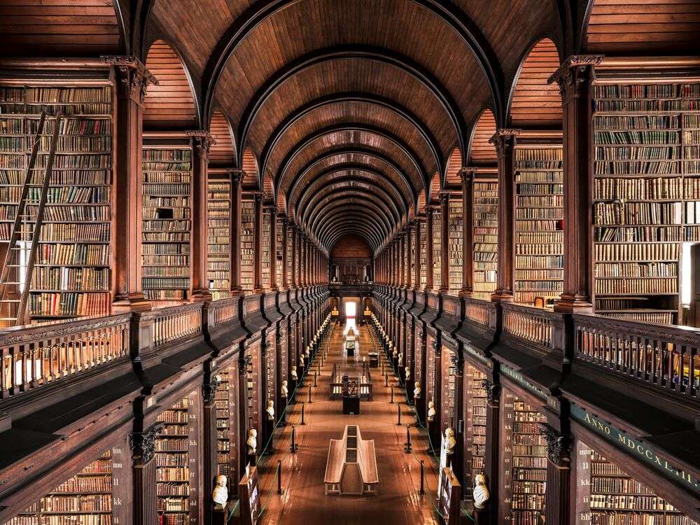 トリニティカレッジ図書館-ダブリン-アイルランド ジグソーパズルオンライン