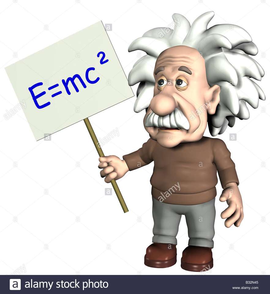 E = MC2 Einstein skládačky online