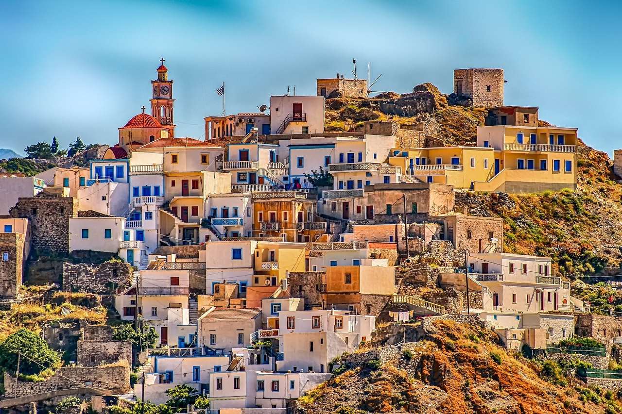 Görög falu kirakós online