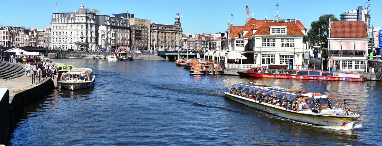 Amsterdam Bootsfahrt. Online-Puzzle
