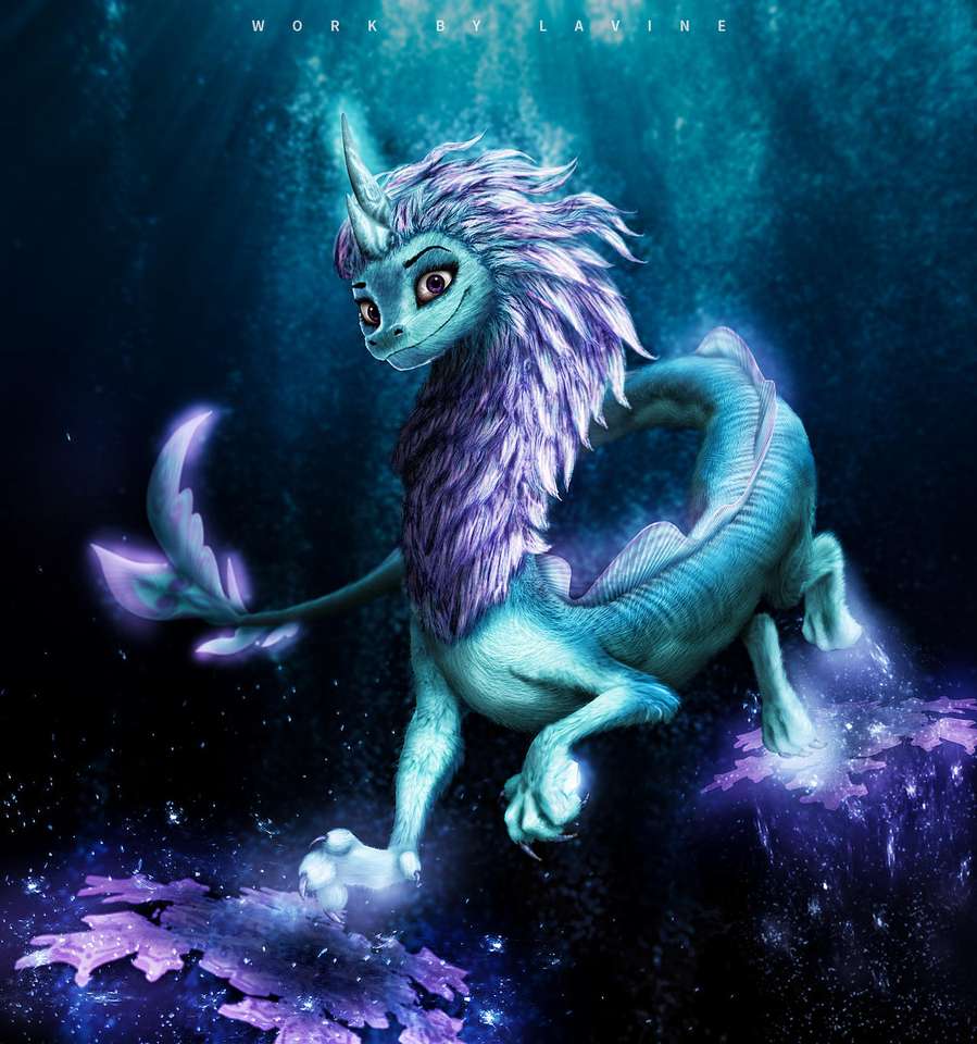Dragon de apă Sisu. puzzle online
