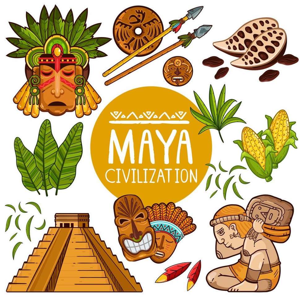Mayské civilizace online puzzle