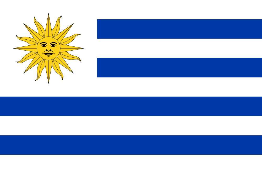Bandera de Uruguay rompecabezas en línea