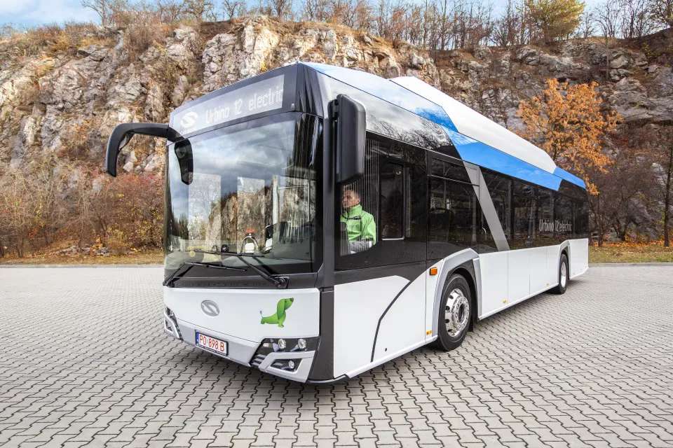 Електробус Solaris пазл онлайн