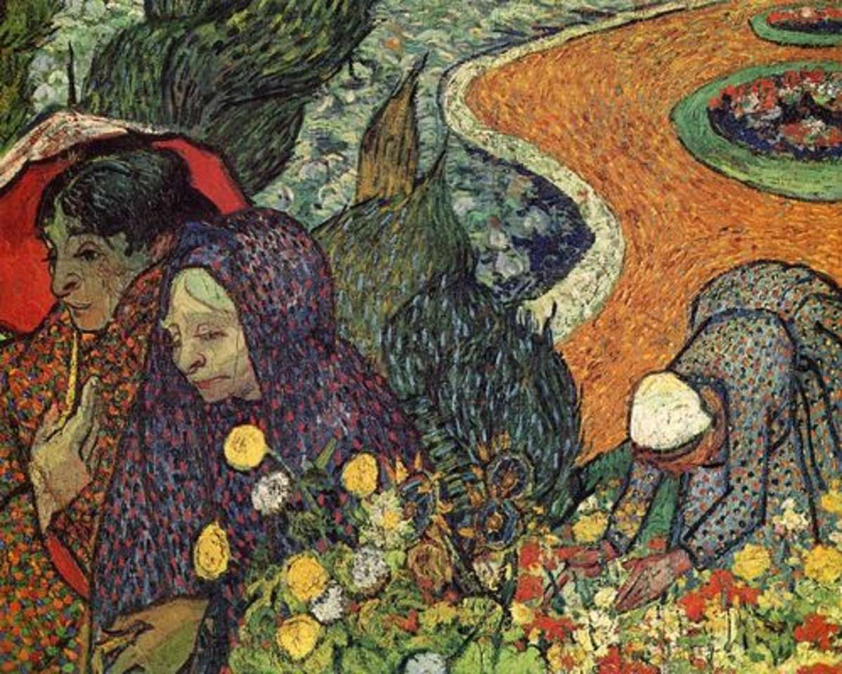 "Memória do Jardim do Eden" por Van Gogh quebra-cabeças online