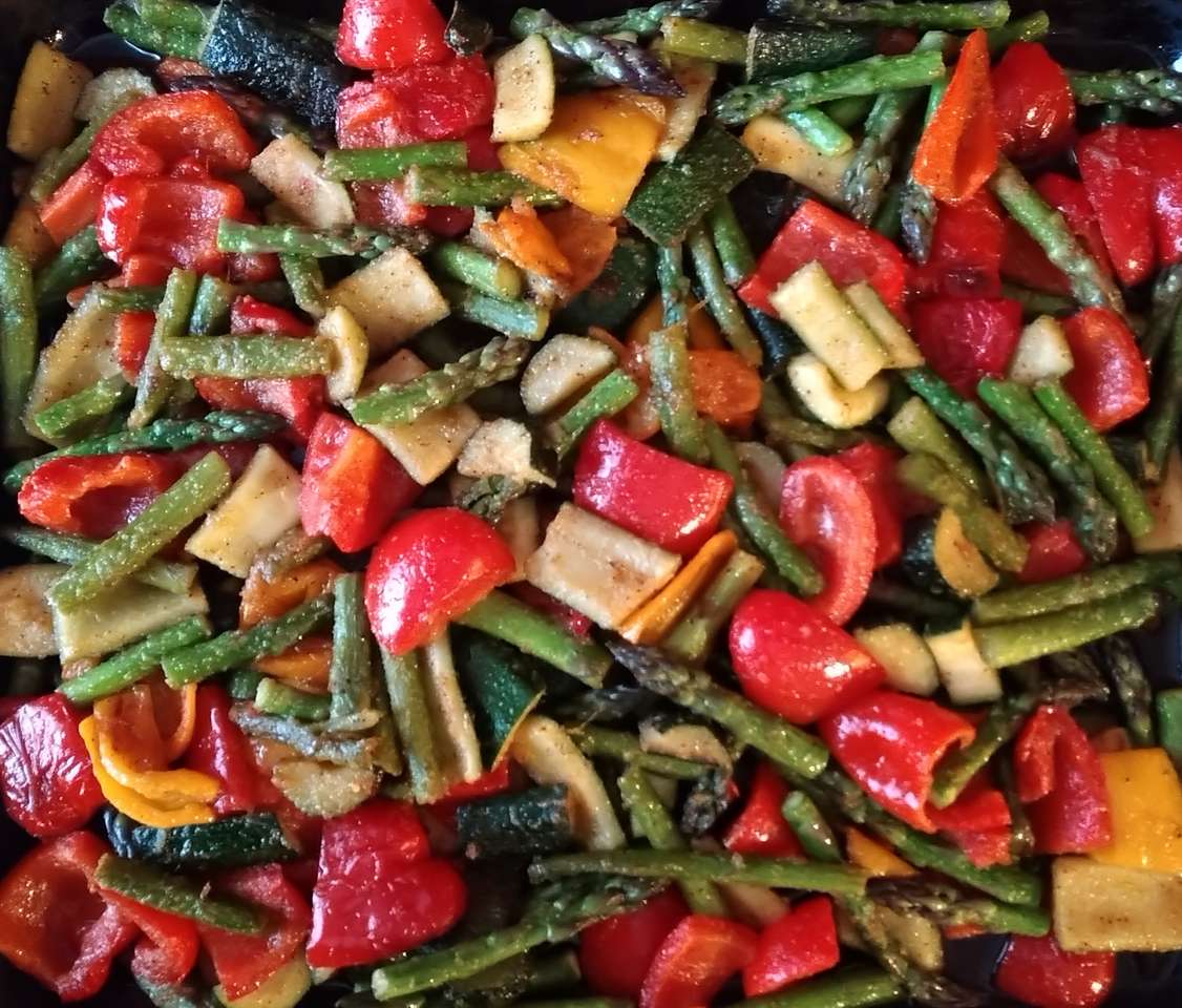grillade grönsaker Pussel online