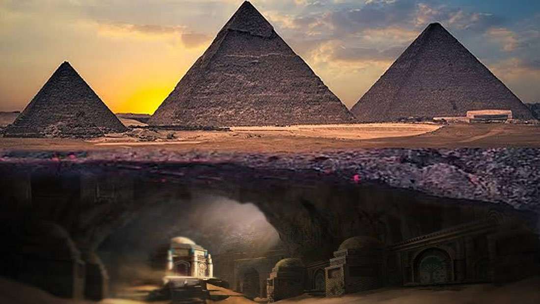 Lugar turístico do Egito puzzle online