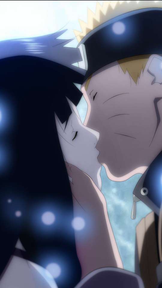 Naruto och Hinata pussel på nätet