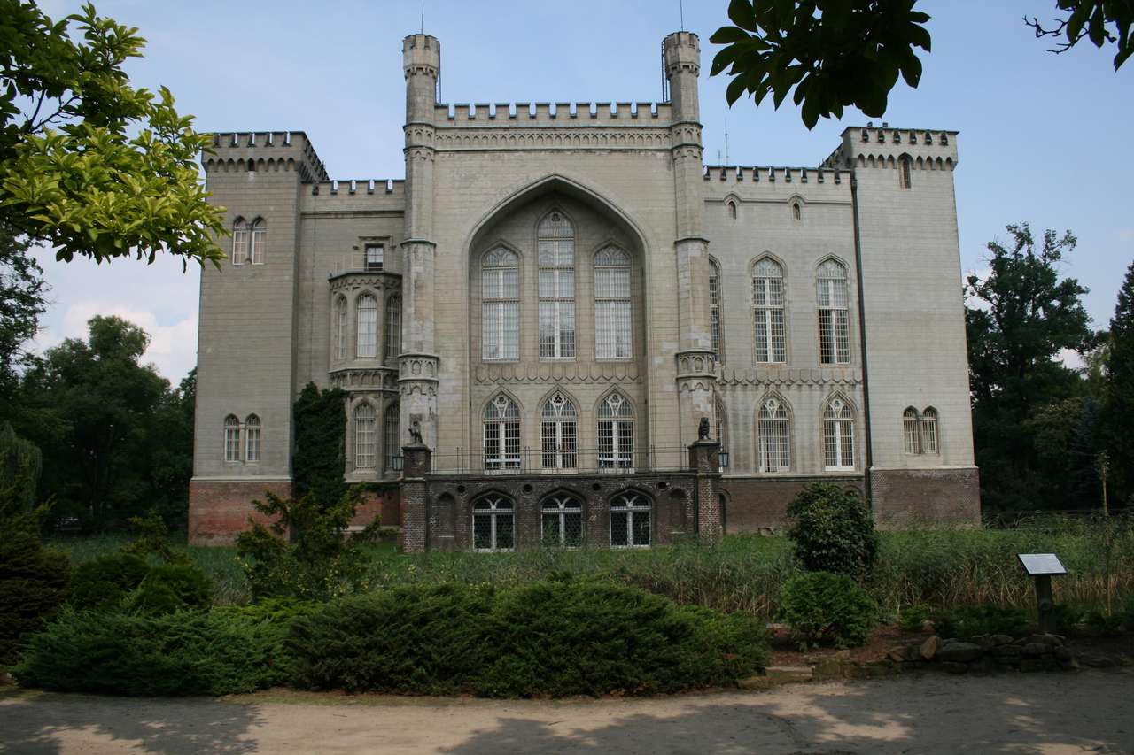 Замък в Kórnik. онлайн пъзел