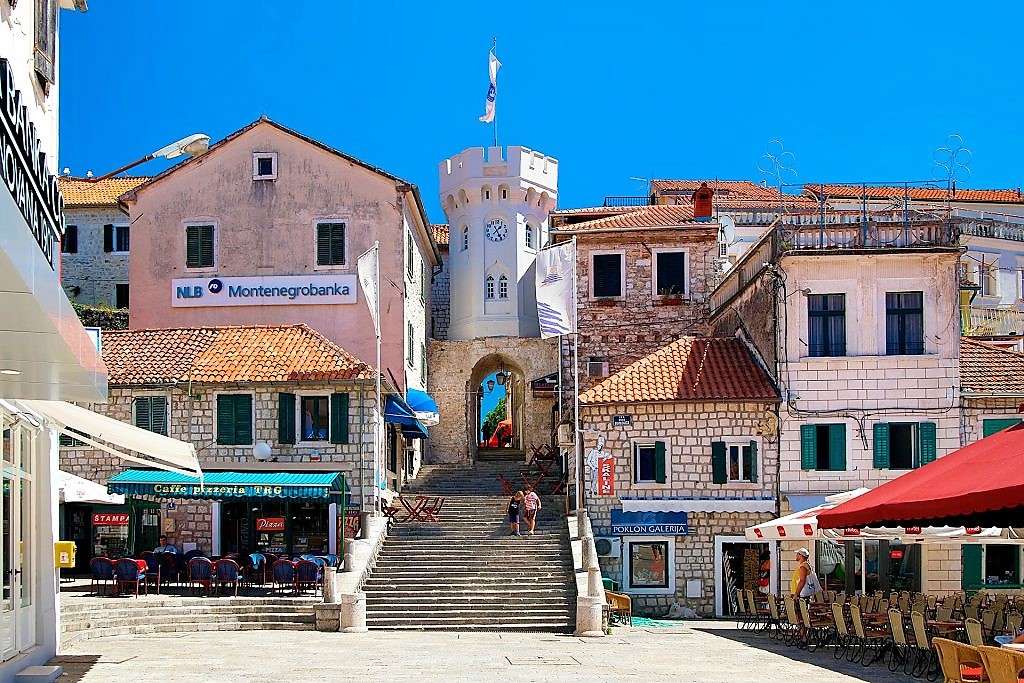 Herceg Novi City Montenegróban online puzzle