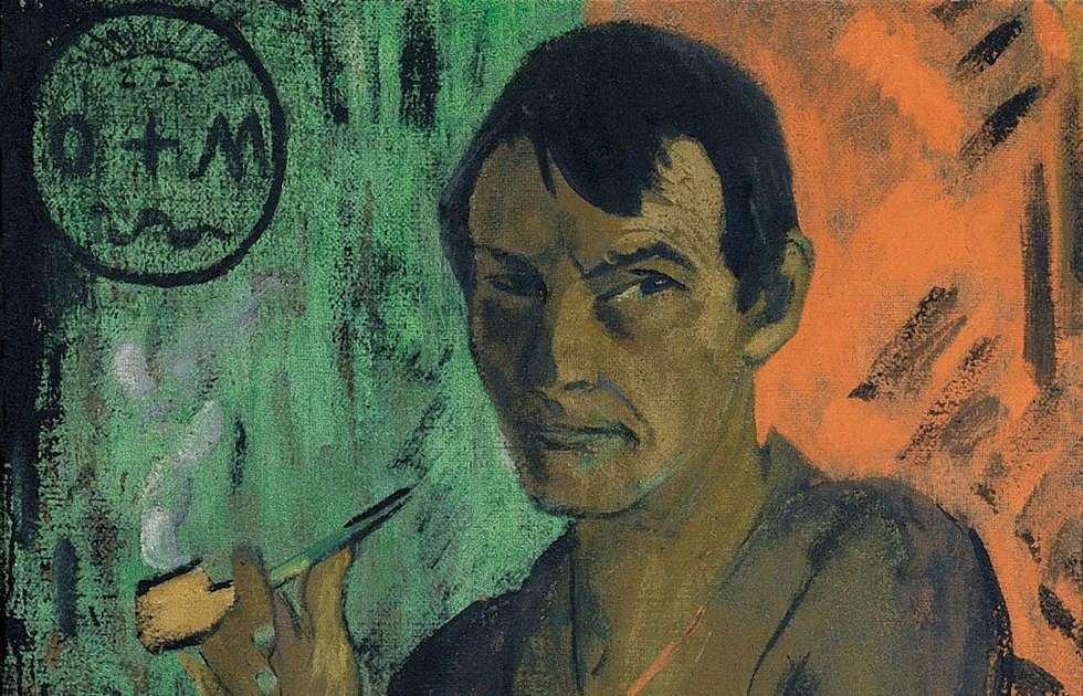 "Autoportrait" (1924) του Otto Mueller online παζλ