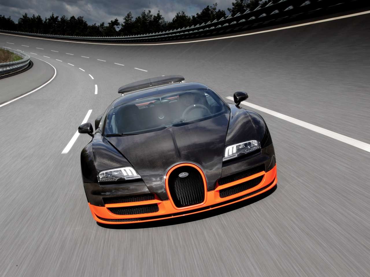 Bugatti Veyron. Online-Puzzle