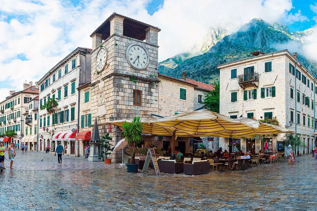 Kotor város Montenegróban online puzzle