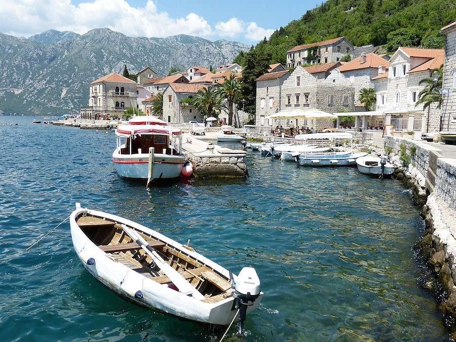Kotor stad i Montenegro Pussel online