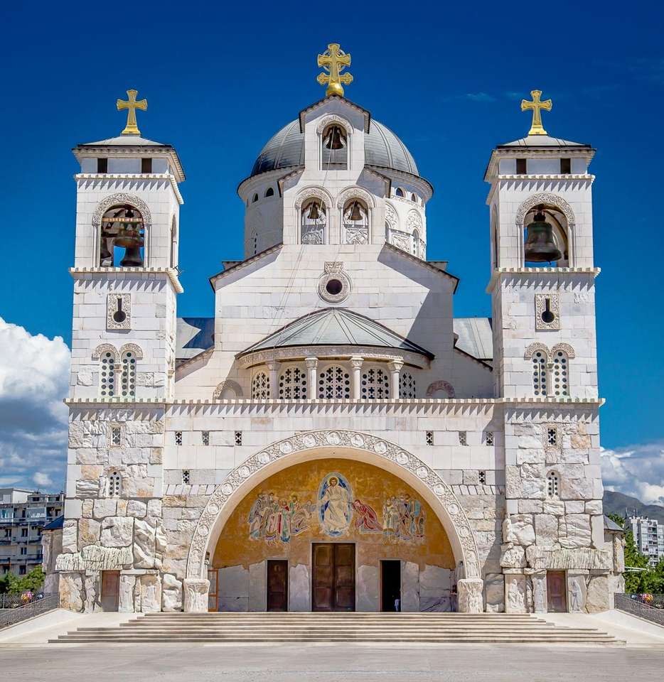 Podgorica Cathedral i Montenegro pussel