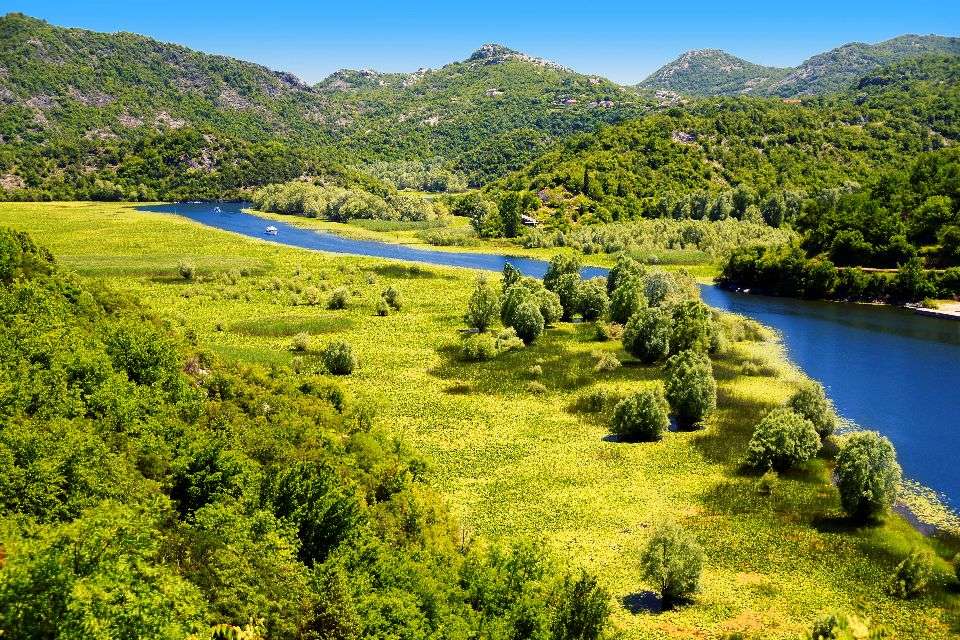 Скадарское озеро в Черногории онлайн-пазл