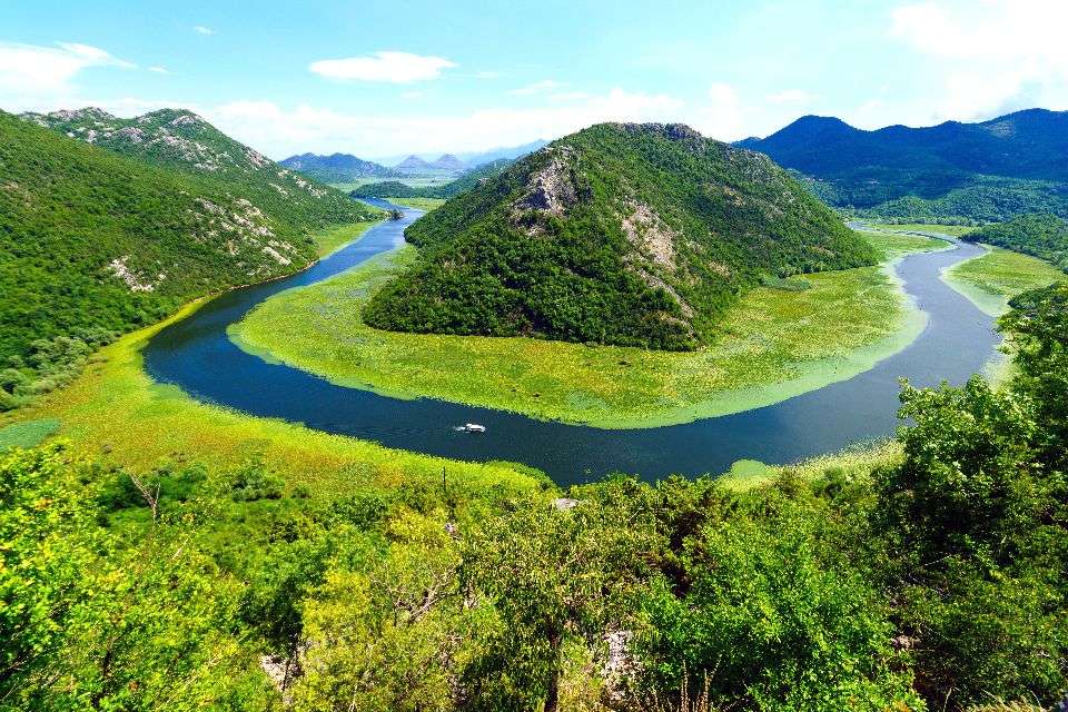 Скадарско Джезеро в Черна гора онлайн пъзел