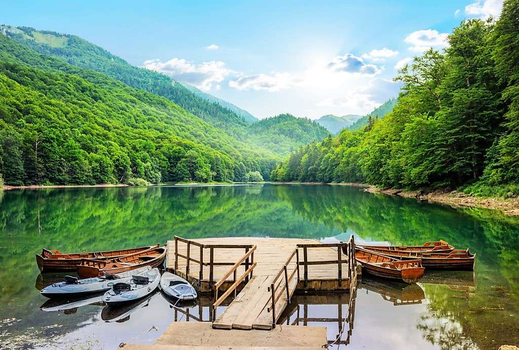 Nationalpark Biogradska Gora in Montenegro Online-Puzzle
