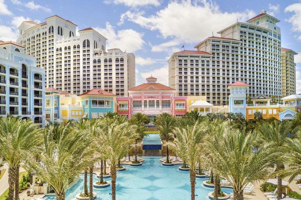 Hotel resort in Bahamas online puzzle