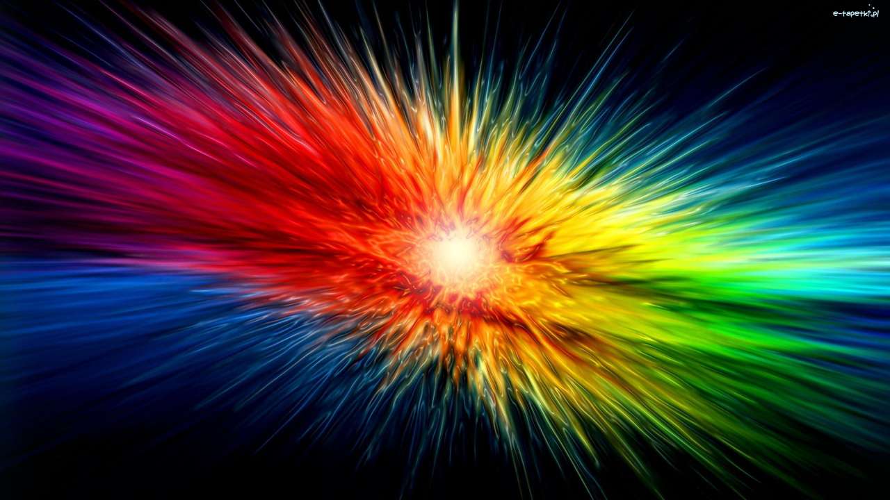 Grafisch - Kleurrijke explosie online puzzel