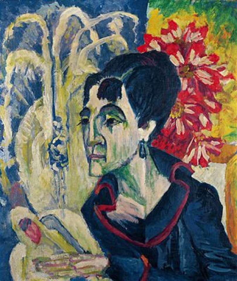 "Erna" din Ernst Kirchner (1880-1938) jigsaw puzzle online