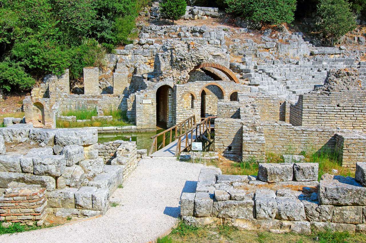 Sitio antiguo de Butrint en Albania rompecabezas en línea