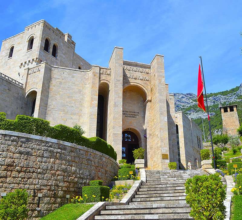Kruja kastély Albániában kirakós online