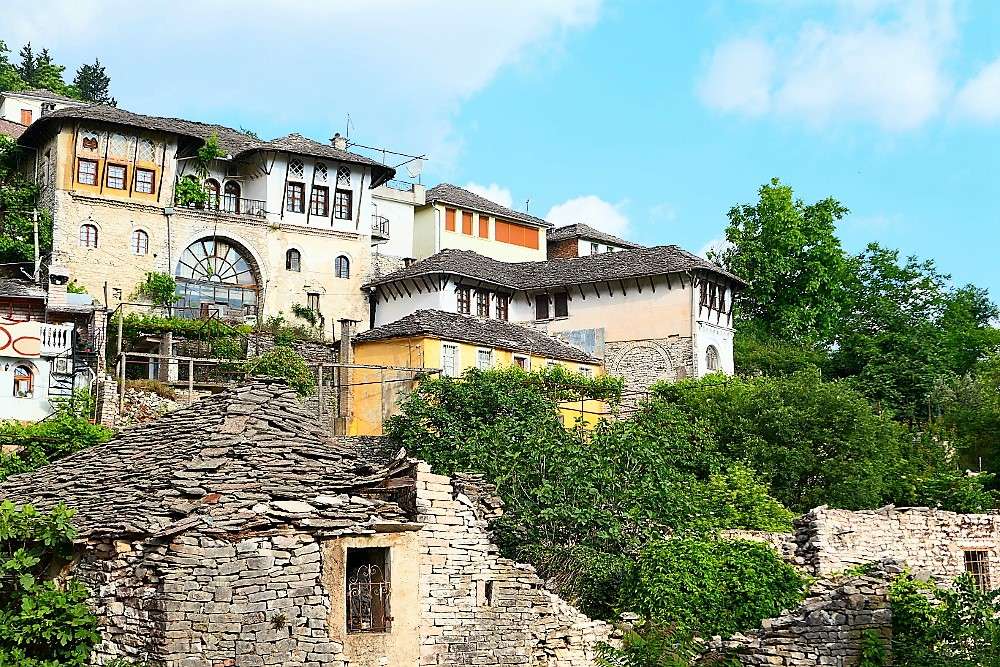 Gjirokastra in Albanië legpuzzel online
