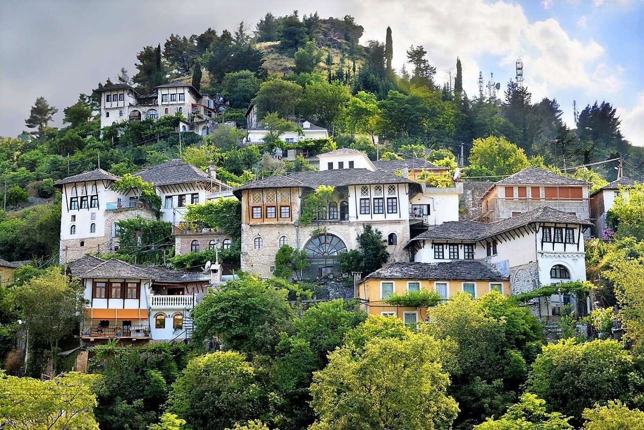 Gjirokastra in Albanië online puzzel