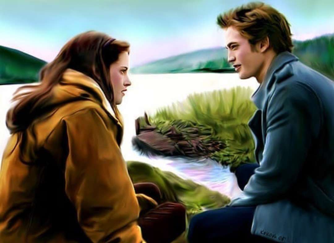 Edward Cullen és Bella Swan online puzzle