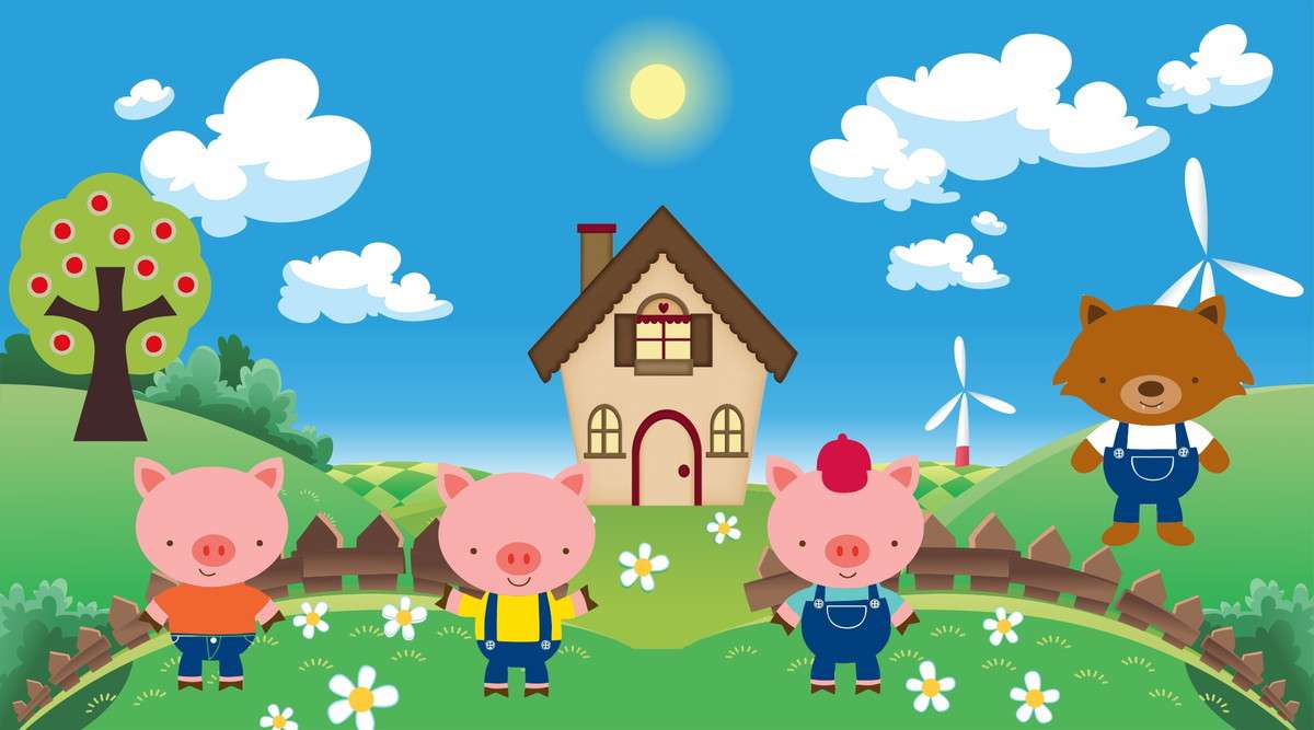 THE THREE LITTLE PIGS online puzzle
