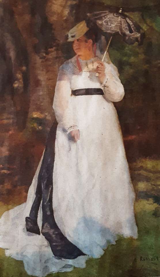 Η Renoir Lise με την ομπρέλα παζλ online