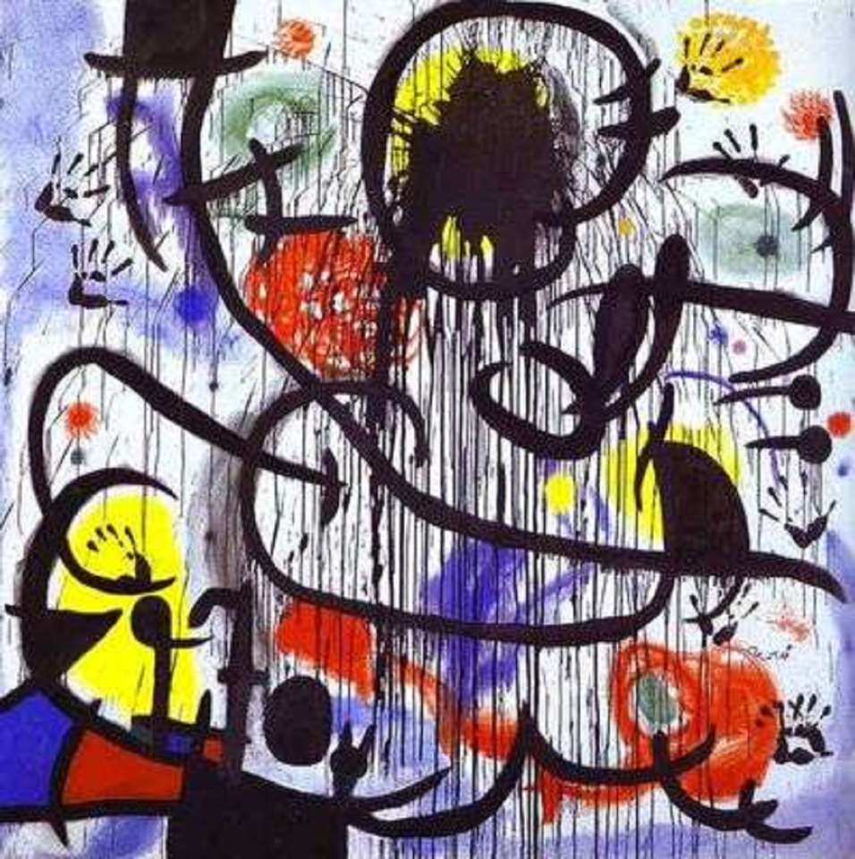 "Maj-68" av Joan Miro Pussel online