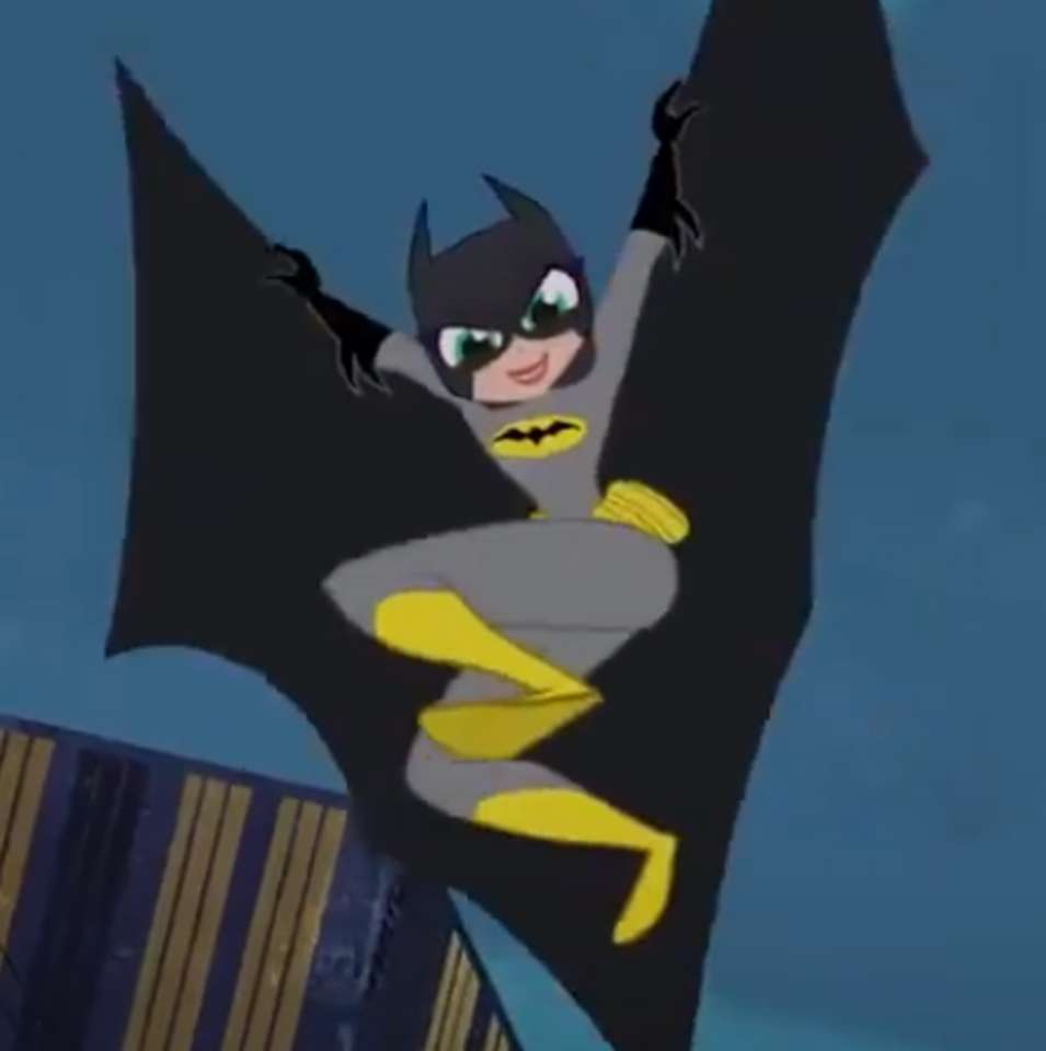 Zwart en Geel Batgirl legpuzzel online