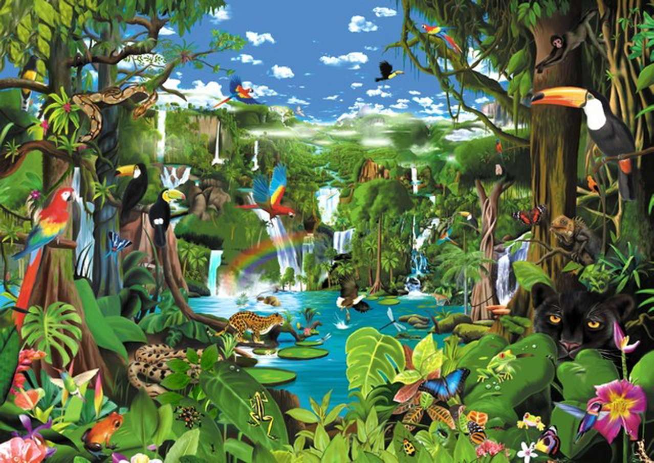 Tropischer Regenwald Puzzlespiel online