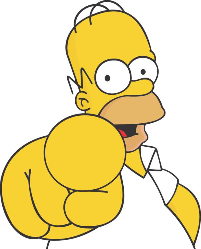 Homer Simpson online puzzel