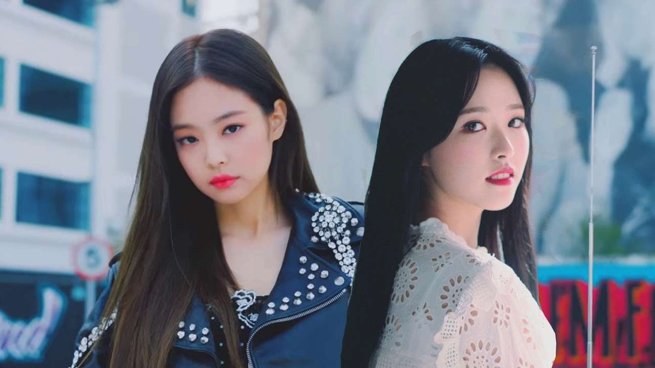 Olivia Hye going to kill Jennie from blackpink online παζλ
