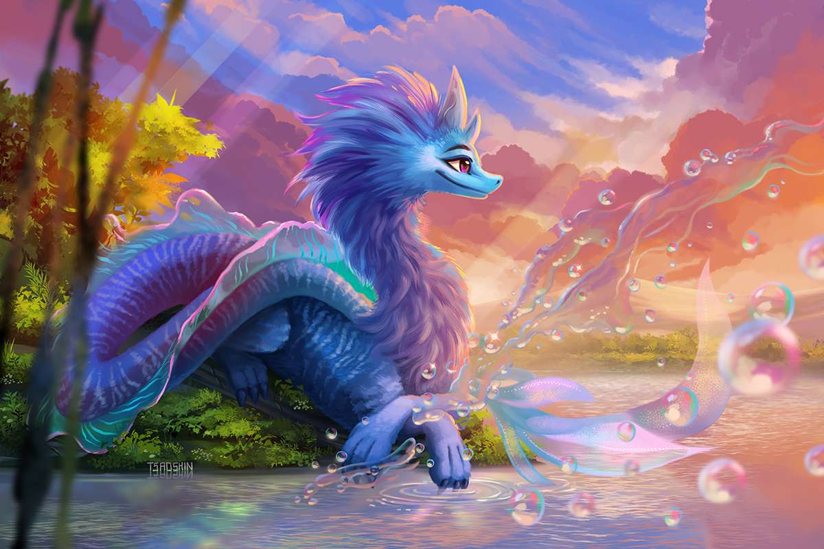 Sisu il drago dell'acqua puzzle online
