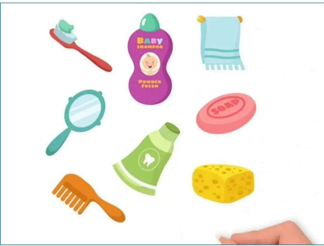 Hygiene objects online puzzle