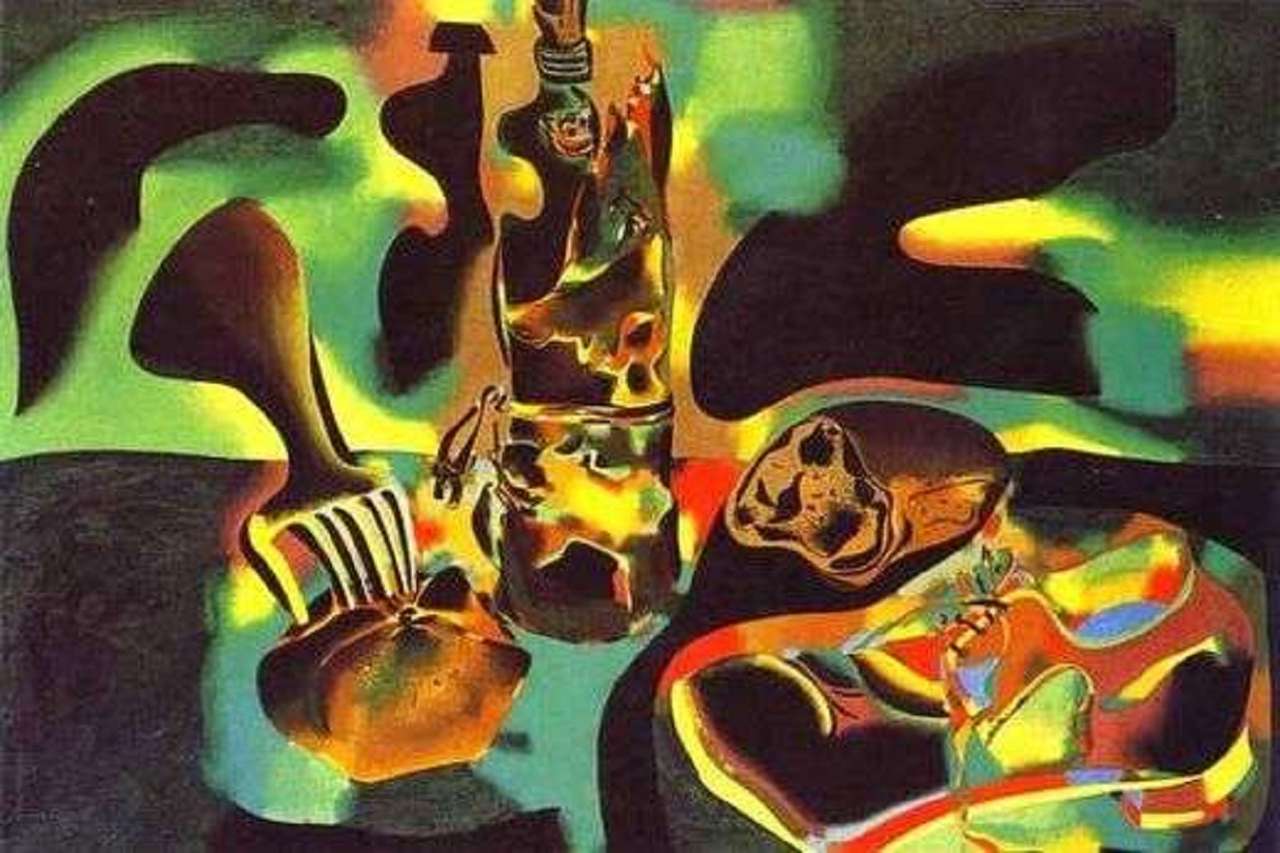 "Bodegón" de Joan Miro rompecabezas en línea