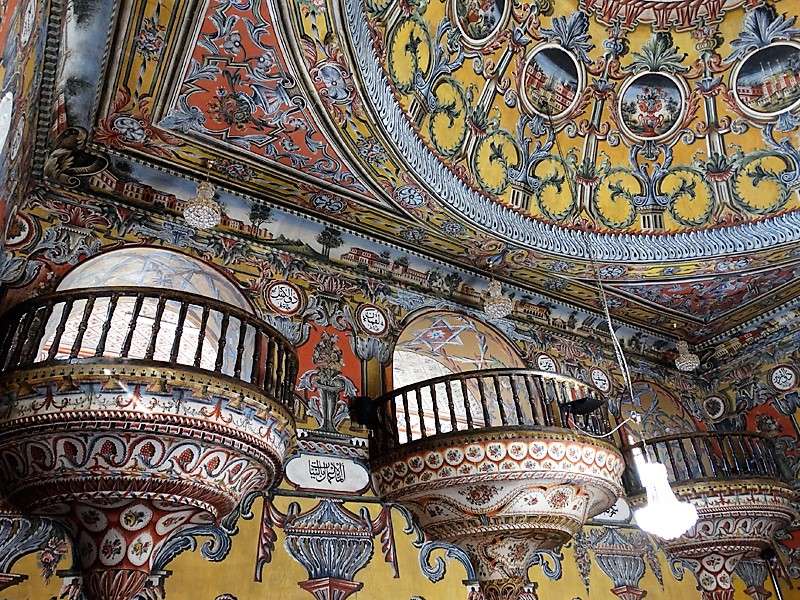 Mesquita colorida em tetovo nordmasedonia puzzle online